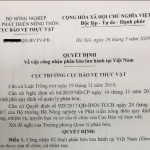 Dịch vụ xin giấy công nhận phân bón lưu hành lần đầu tiên tại Việt Nam